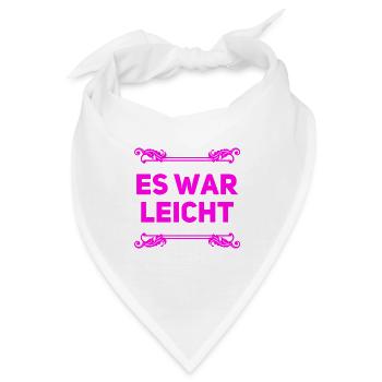 alles kein Problem - Bandana - Weiß - Vorne