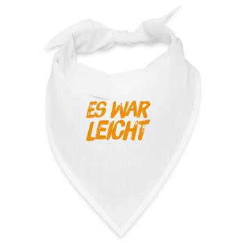 das ging ziemlich leicht - Bandana - Weiß - Vorne