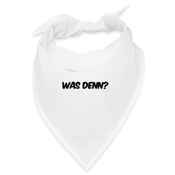 was ist los? - Bandana - Weiß - Vorne