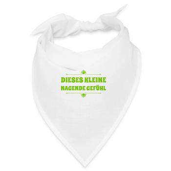 komisches Gefühl - Bandana - Weiß - Vorne