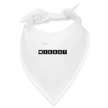 warum? - Bandana - Weiß - Vorne