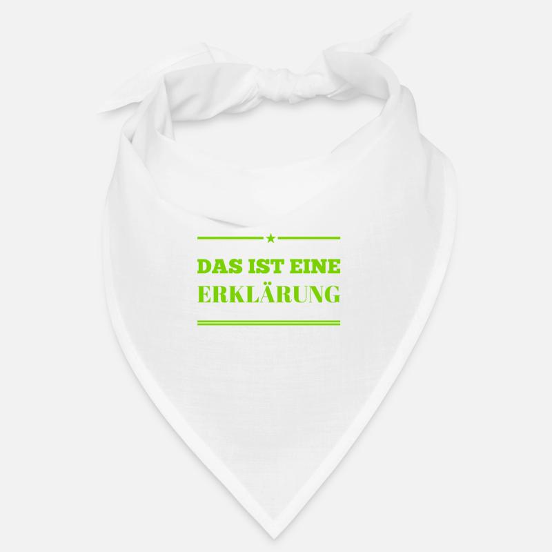 das erklärt einiges Bandana