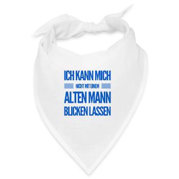das ist nix für mich - Bandana - Weiß - Vorne