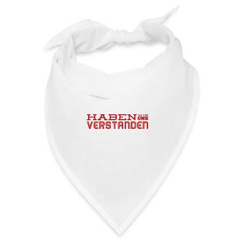 Ist alles klar? - Bandana - Weiß - Vorne