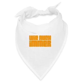 wie auch immer - Bandana - Weiß - Vorne