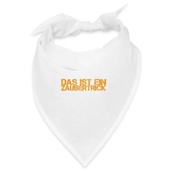 ich bin ein Zauberer - Bandana - Weiß - Vorne