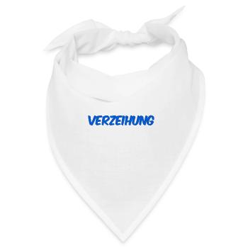 es tut mir leid - Bandana - Weiß - Vorne