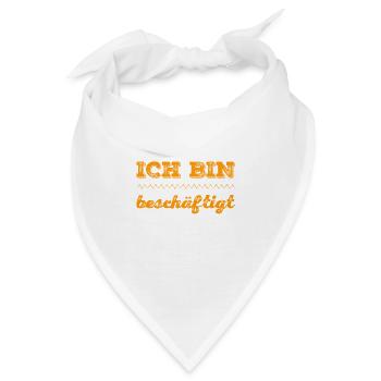 ich habe keine Zeit - Bandana - Weiß - Vorne