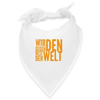keiner hält uns auf - Bandana - Weiß - Vorne
