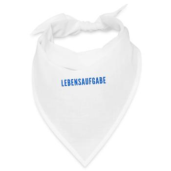 das gibt mir einen Sinn - Bandana - Weiß - Vorne