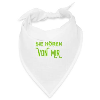 ich bin wütend - Bandana - Weiß - Vorne