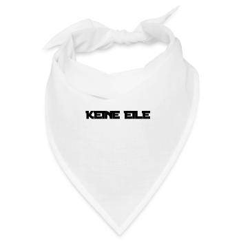 ich mache langsam - Bandana - Weiß - Vorne