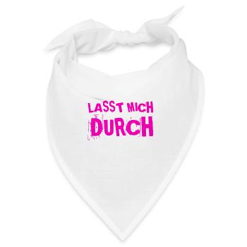 macht den Weg frei - Bandana - Weiß - Vorne