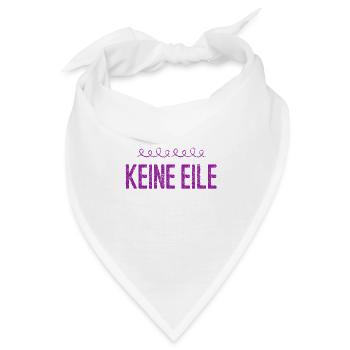keinen Stress - Bandana - Weiß - Vorne