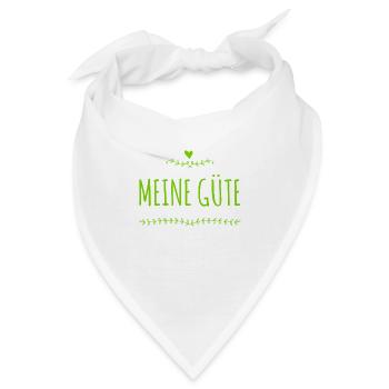 ach du liebe Güte - Bandana - Weiß - Vorne