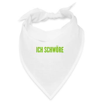 schwören - Bandana - Weiß - Vorne