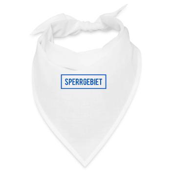 kein Zugang - Bandana - Weiß - Vorne
