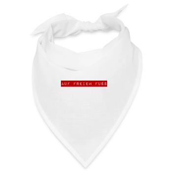 endlich frei - Bandana - Weiß - Vorne