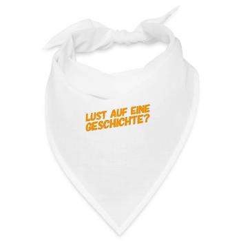 Geschichte? - Bandana - Weiß - Vorne