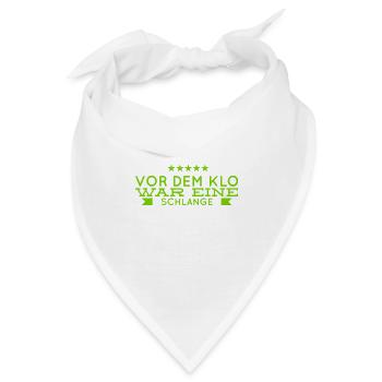es hat länger gedauert - Bandana - Weiß - Vorne