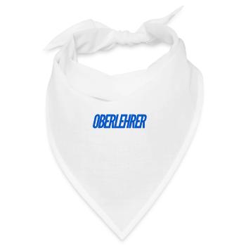 vor dir steht ein Besserwisser - Bandana - Weiß - Vorne