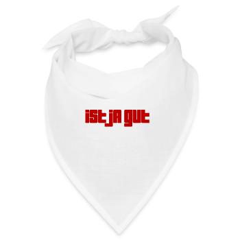 bleib cool - Bandana - Weiß - Vorne
