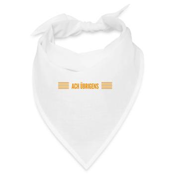 ach übrigens - Bandana - Weiß - Vorne