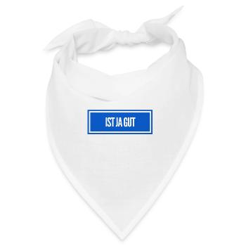 bleib entspannt - Bandana - Weiß - Vorne