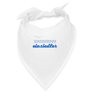ich mag die Einsamkeit - Bandana - Weiß - Vorne
