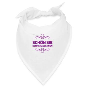 sie mag ich - Bandana - Weiß - Vorne