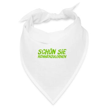 ich mag sie - Bandana - Weiß - Vorne