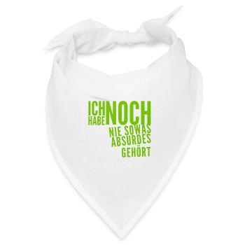 das ist nicht zu glauben - Bandana - Weiß - Vorne