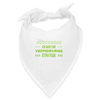 vermeiden geht immer - Bandana - Weiß - Vorne