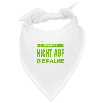 bleib locker - Bandana - Weiß - Vorne