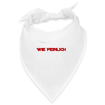 das ist peinlich - Bandana - Weiß - Vorne