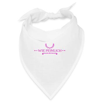 ist euch das nicht peinlich? - Bandana - Weiß - Vorne