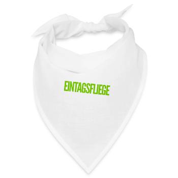 berühmt für einen Tag - Bandana - Weiß - Vorne