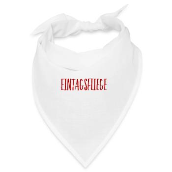 kurzzeitig berühmt - Bandana - Weiß - Vorne