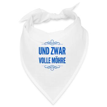 voll und ganz - Bandana - Weiß - Vorne