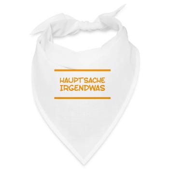 alles egal - Bandana - Weiß - Vorne