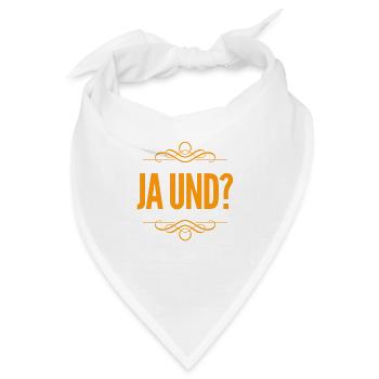 was willst du? - Bandana - Weiß - Vorne