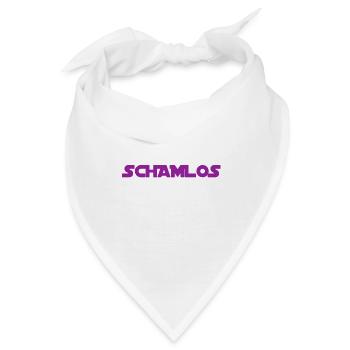 keine Scham - Bandana - Weiß - Vorne