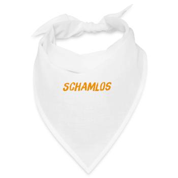 ich spüre keine Scham - Bandana - Weiß - Vorne
