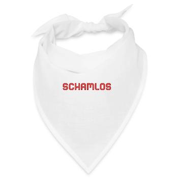 Scham ist nicht mein Ding - Bandana - Weiß - Vorne