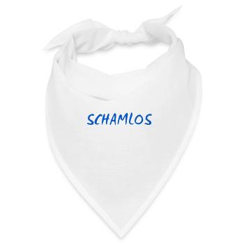 ich fühle keine Scham - Bandana - Weiß - Vorne
