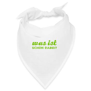ist doch okay - Bandana - Weiß - Vorne