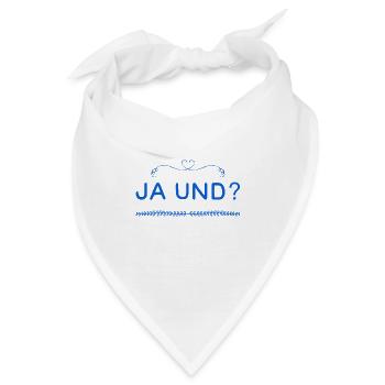 ist doch egal - Bandana - Weiß - Vorne