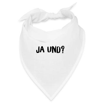was willst du von mir? - Bandana - Weiß - Vorne