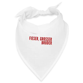 ich bin fies und groß - Bandana - Weiß - Vorne