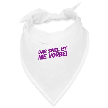 es wird nie vorbei sein - Bandana - Weiß - Vorne